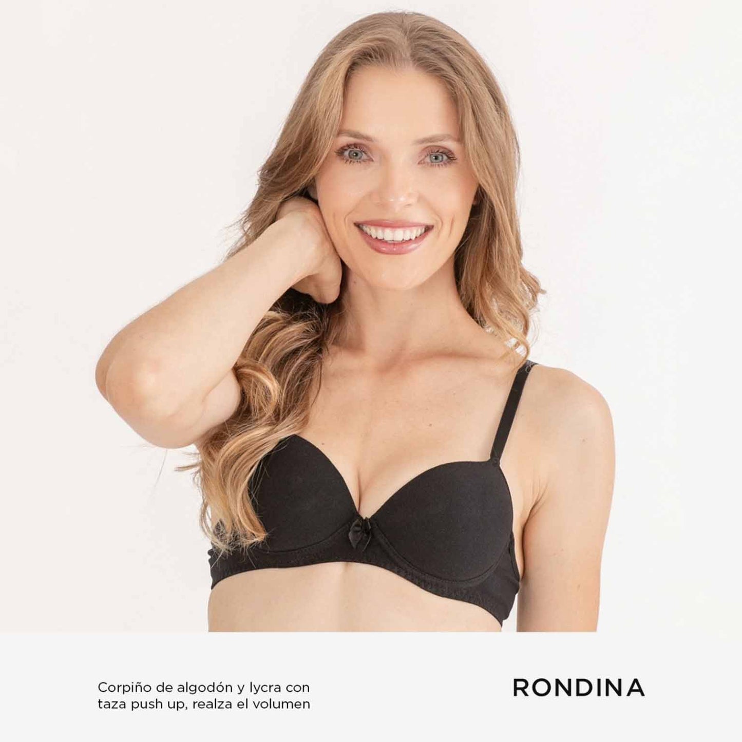 *Combo* Corpiño con taza push-up & Bikini. Algodón y lycra. Varios Colores