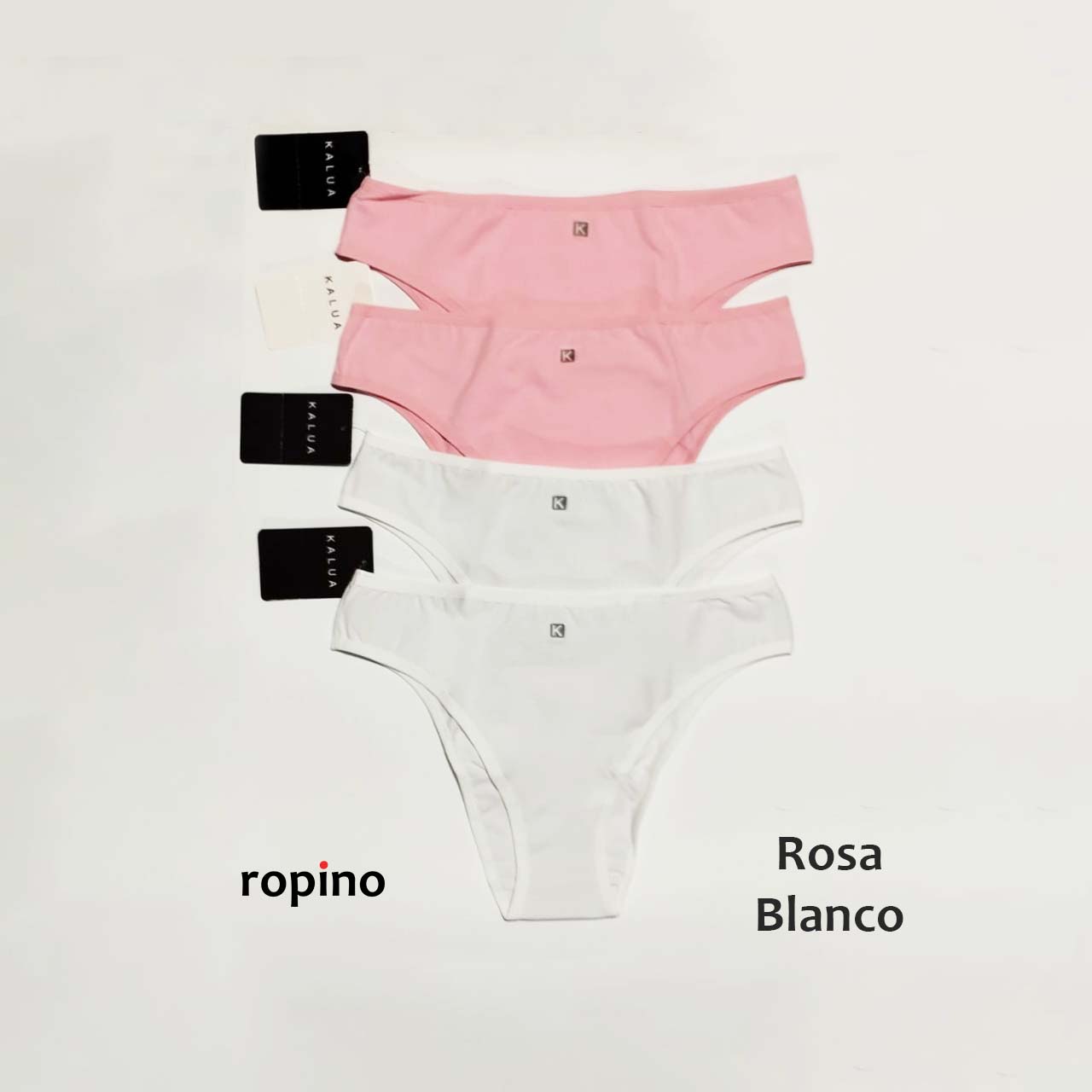 *Pack* 4 Bombachas de lycra de algodón. Varios Colores